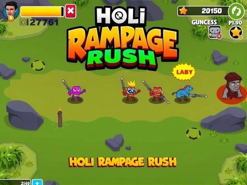Holi Rampage Rush Tips Infographic